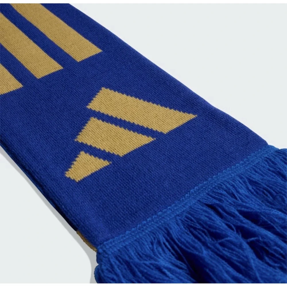 Adidas Italy Scarf Logo & Crest Match Day World Cup Blue New